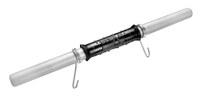 гриф гантельный titan ф25 мм, l-400 мм, с мягкой обрезиненной ручкой, з/п
