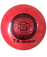 мяч для художественной гимнастики rgb-101, 19 см, красный