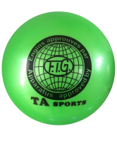 мяч для художественной гимнастики rgb-101, 19 см, зеленый