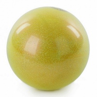 мяч для художественной гимнастики 15 см ab2803b желтый металлик