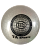 мяч для художественной гимнастики rgb-102, 19 см, серый, с блестками