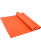 коврик для йоги fm-101, pvc, 173x61x0,4 см, оранжевый