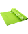коврик для йоги fm-102, pvc, 173x61x0,4 см, с рисунком, зеленый