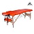 массажный стол dfc nirvana, optima, дерев. ножки, цвет оранжевый (orange)